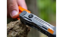 Close-up of a multi-tool in use